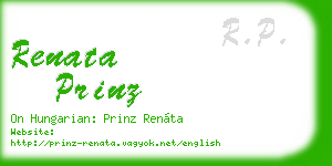 renata prinz business card